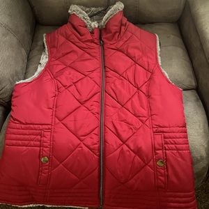 NWOT womens reversible warm vest